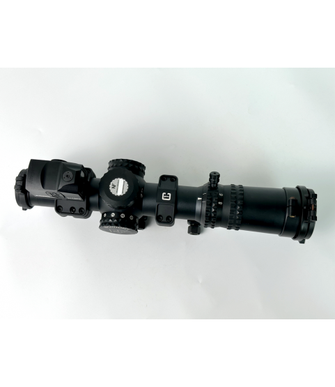 ATACR 1-8X24mm FFP scope w 1.54'' C1 mount&ACRO P1 combo Color Black